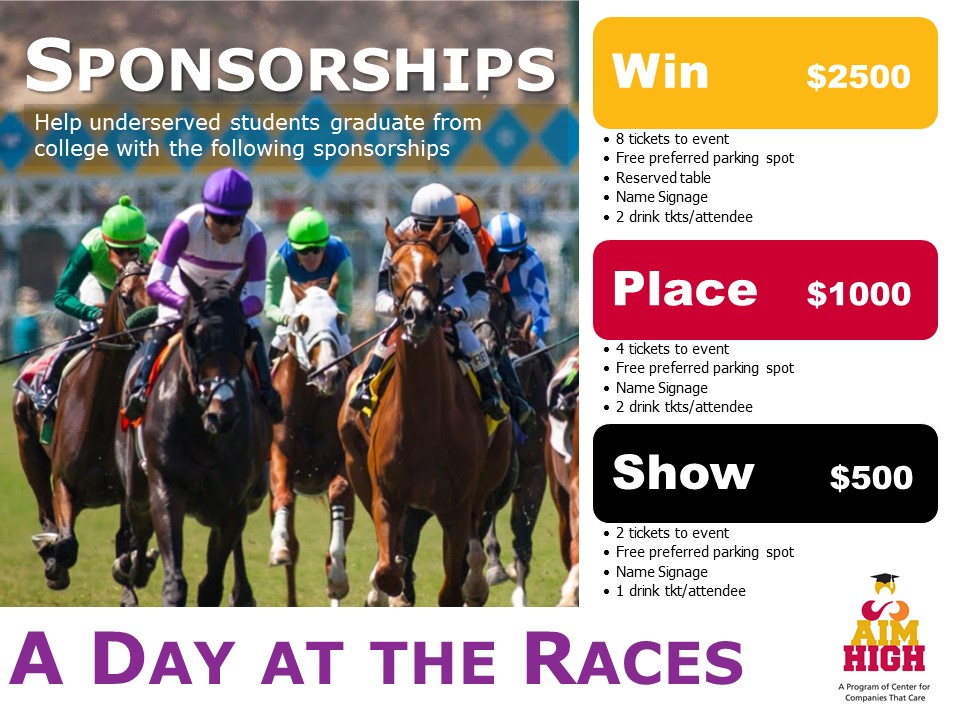 Sponsorships A Day at the Races